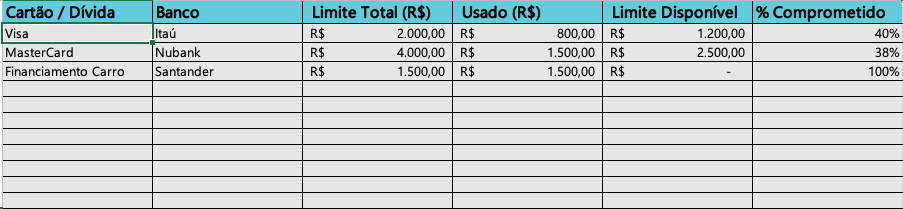Planner Financeiro 2025 – Planilha Digital